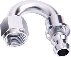 400 Series Push Lock 180° Hose End -12AN AF406-12S