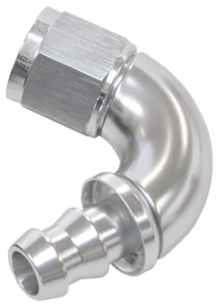 510 Series Full Flow Tight Radius Push Lock 120° Hose End -10AN AF514-10S