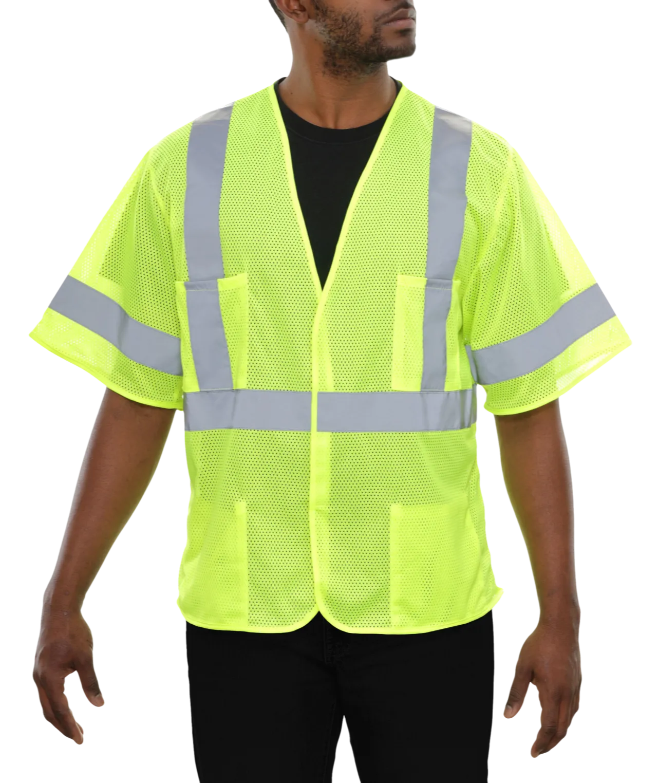 533ETLM Hi-Vis Economy Vest: Reflective