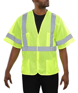 533ETLM Hi-Vis Economy Vest: Reflective