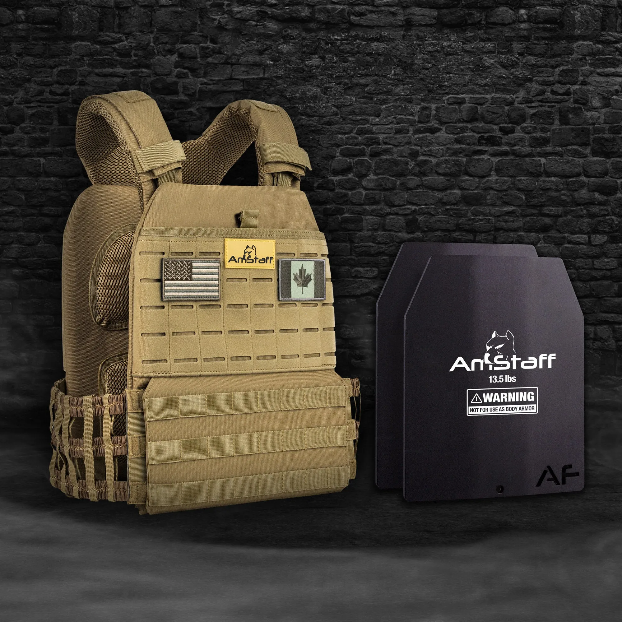 AmStaff Fitness Tactical Weighted Vest