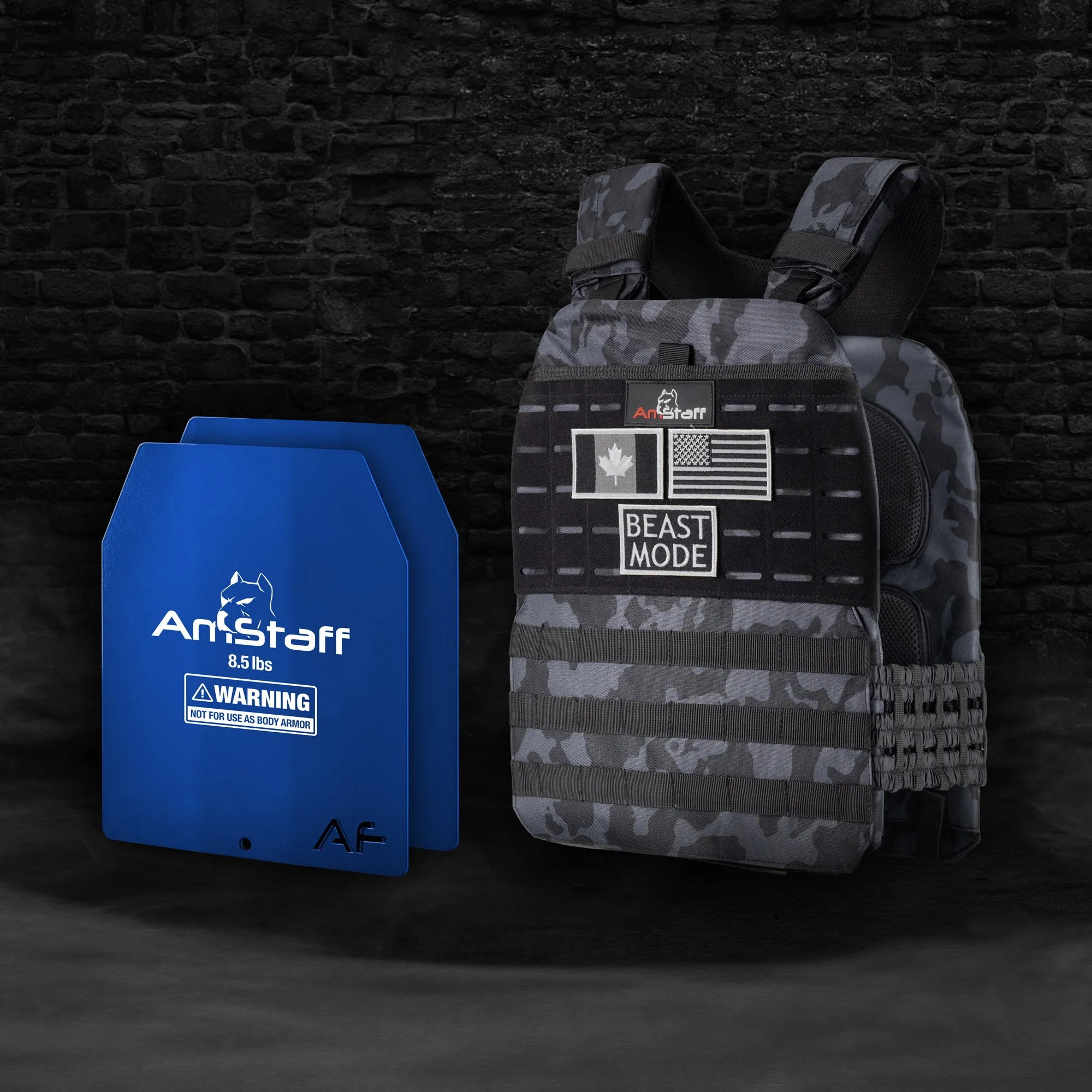 AmStaff Fitness Tactical Weighted Vest