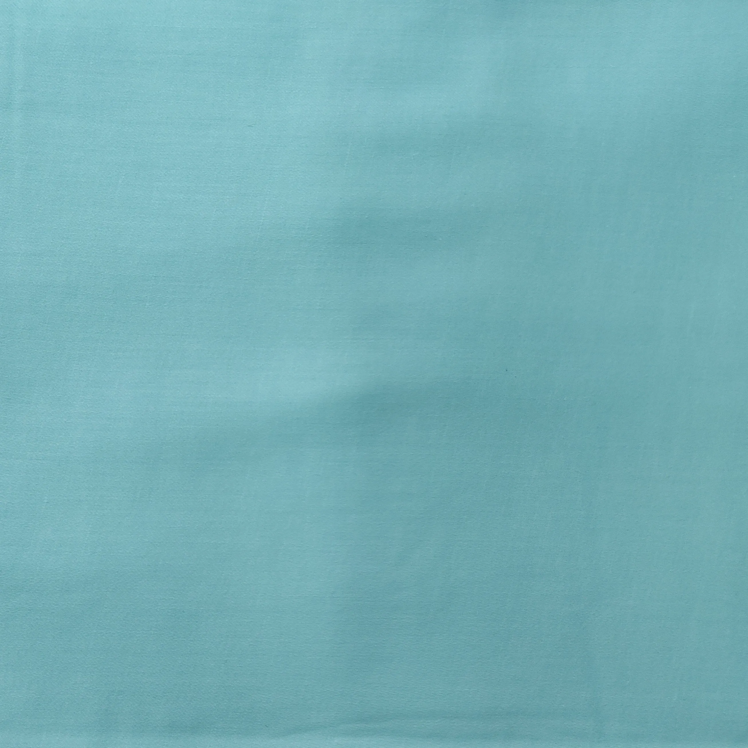 Arctic Blue Solid Cotton Satin Fabric