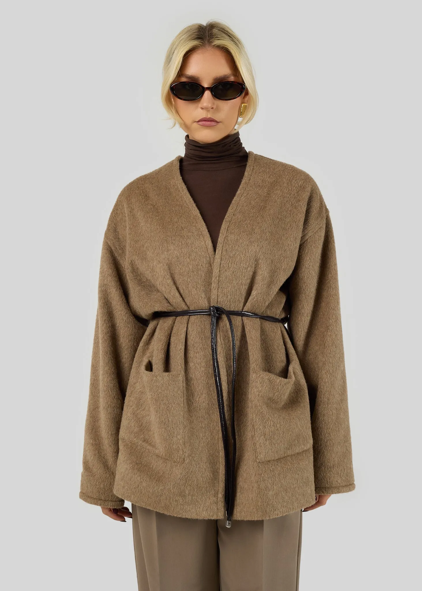 Astoria Wool Wrap Coat