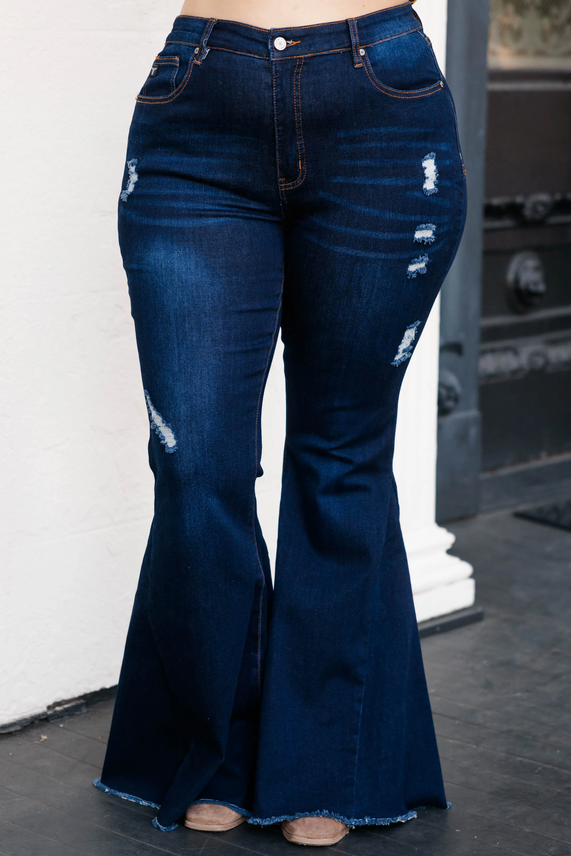 Bright Smile Jeans, Dark Wash