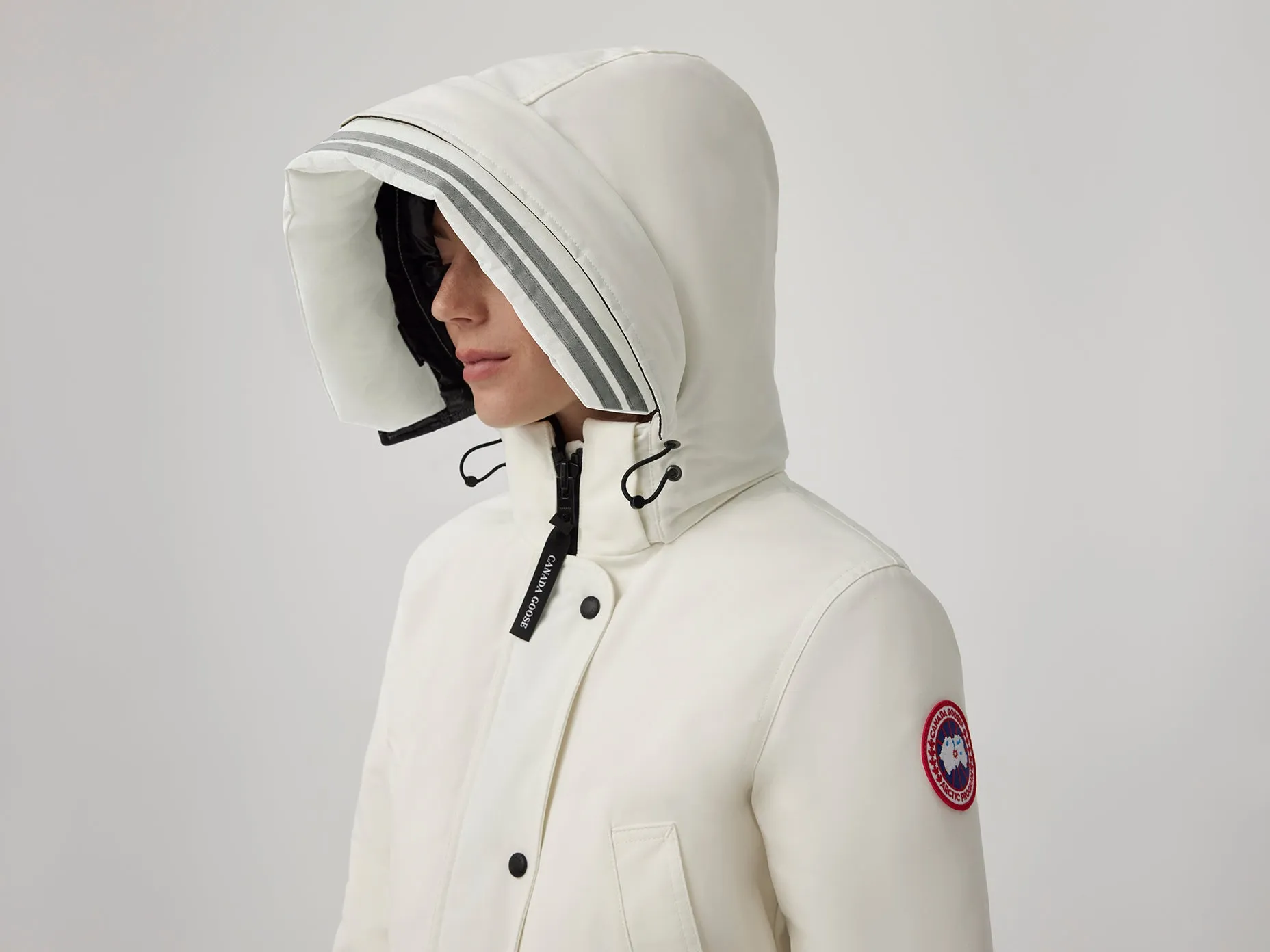 Canada Goose Embossed Hood Trim