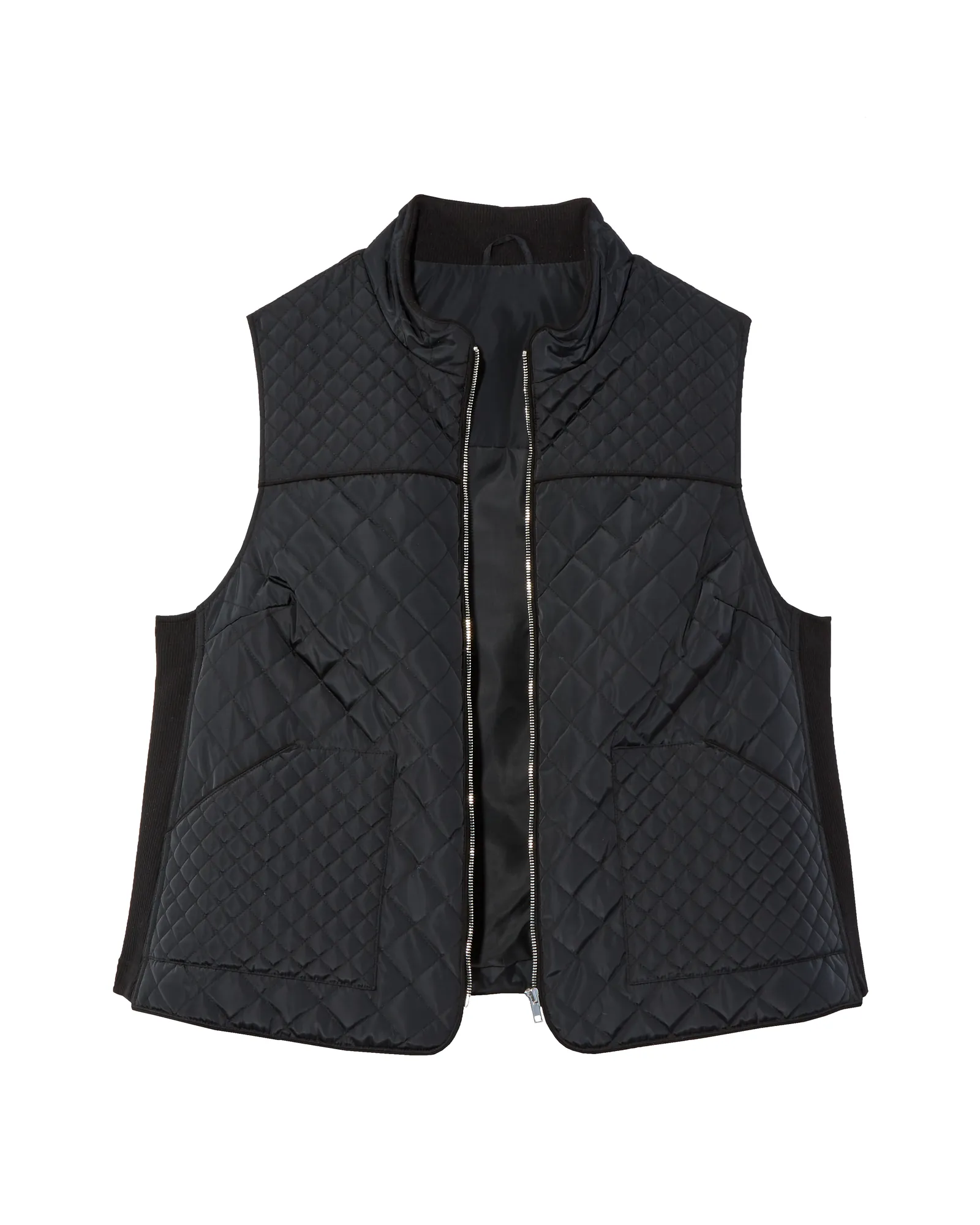 Cassandra Quilted Vest | Black