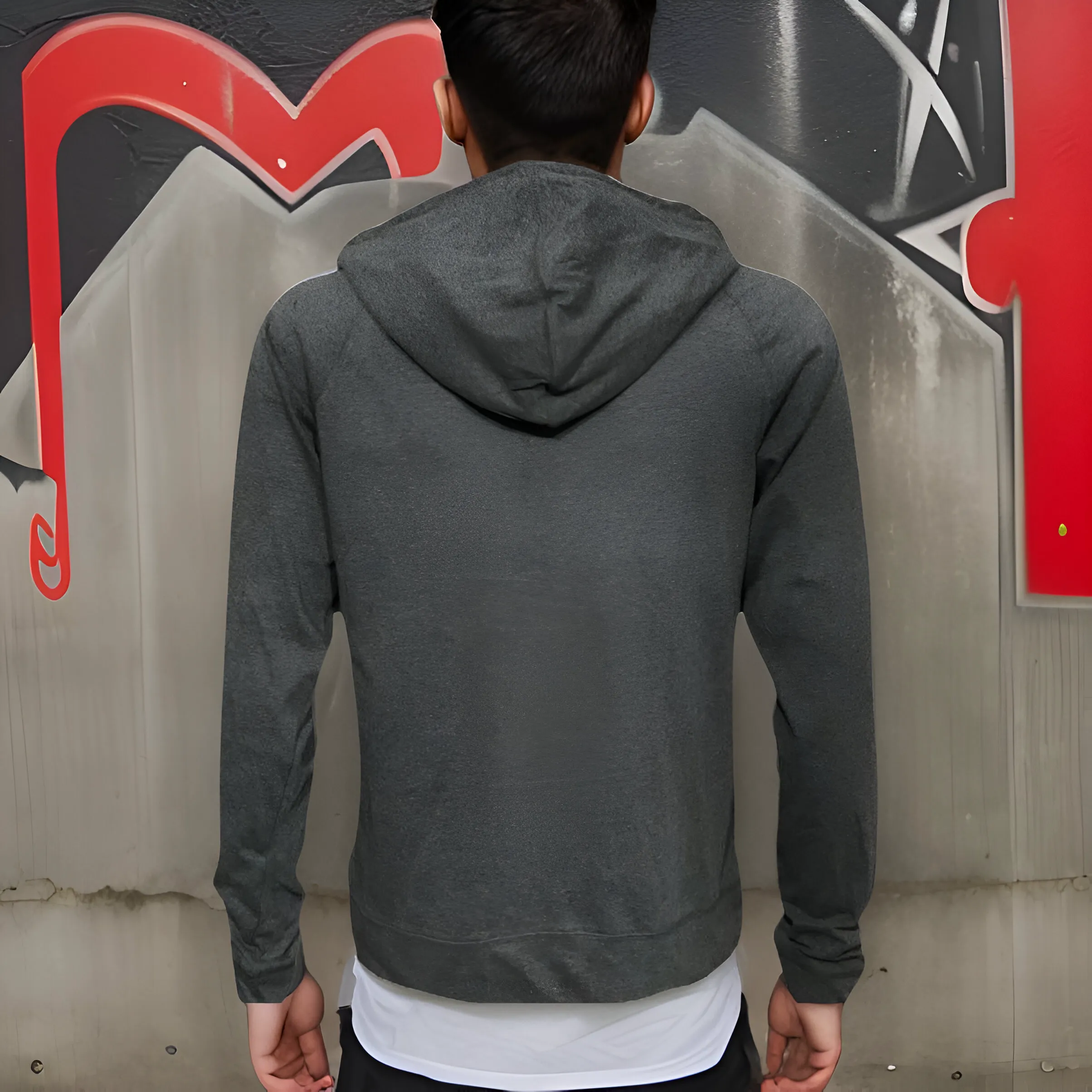 ^C.O.A.^ (GREY) LIGHTWEIGHT PULLOVER HOODIES (SUMMER STYLE)