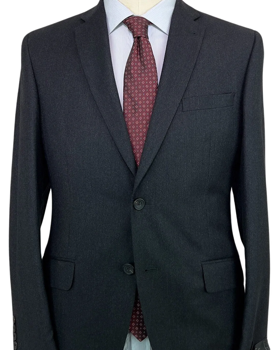 Dark Grey Melange Lanificio F. Lli Cerruti Suit