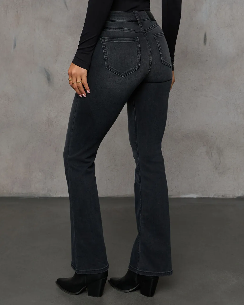 Delano High Rise Stretch Flare Jeans