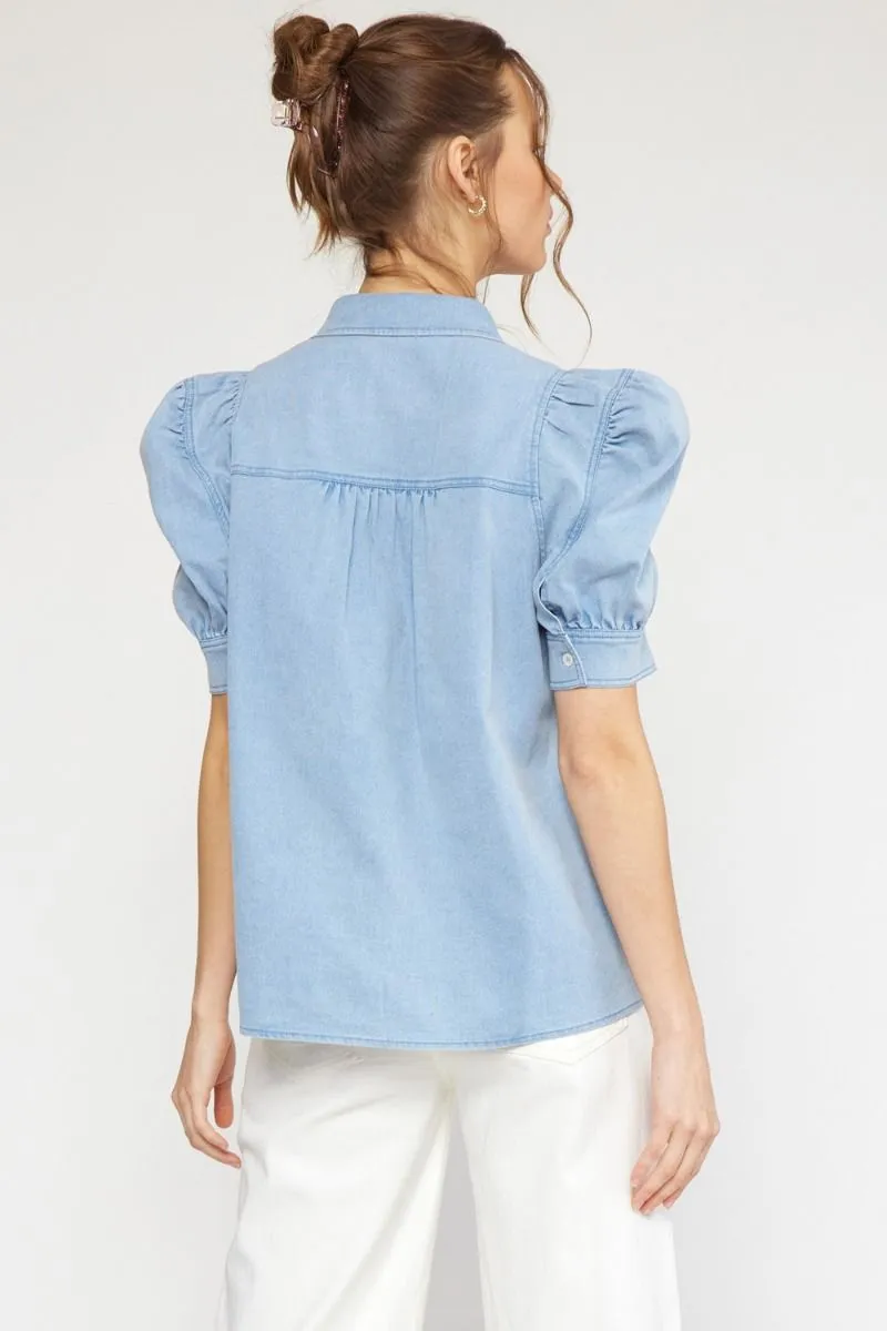 Denim Darling Top