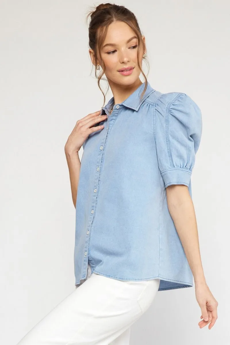 Denim Darling Top