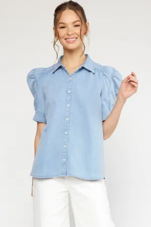 Denim Darling Top