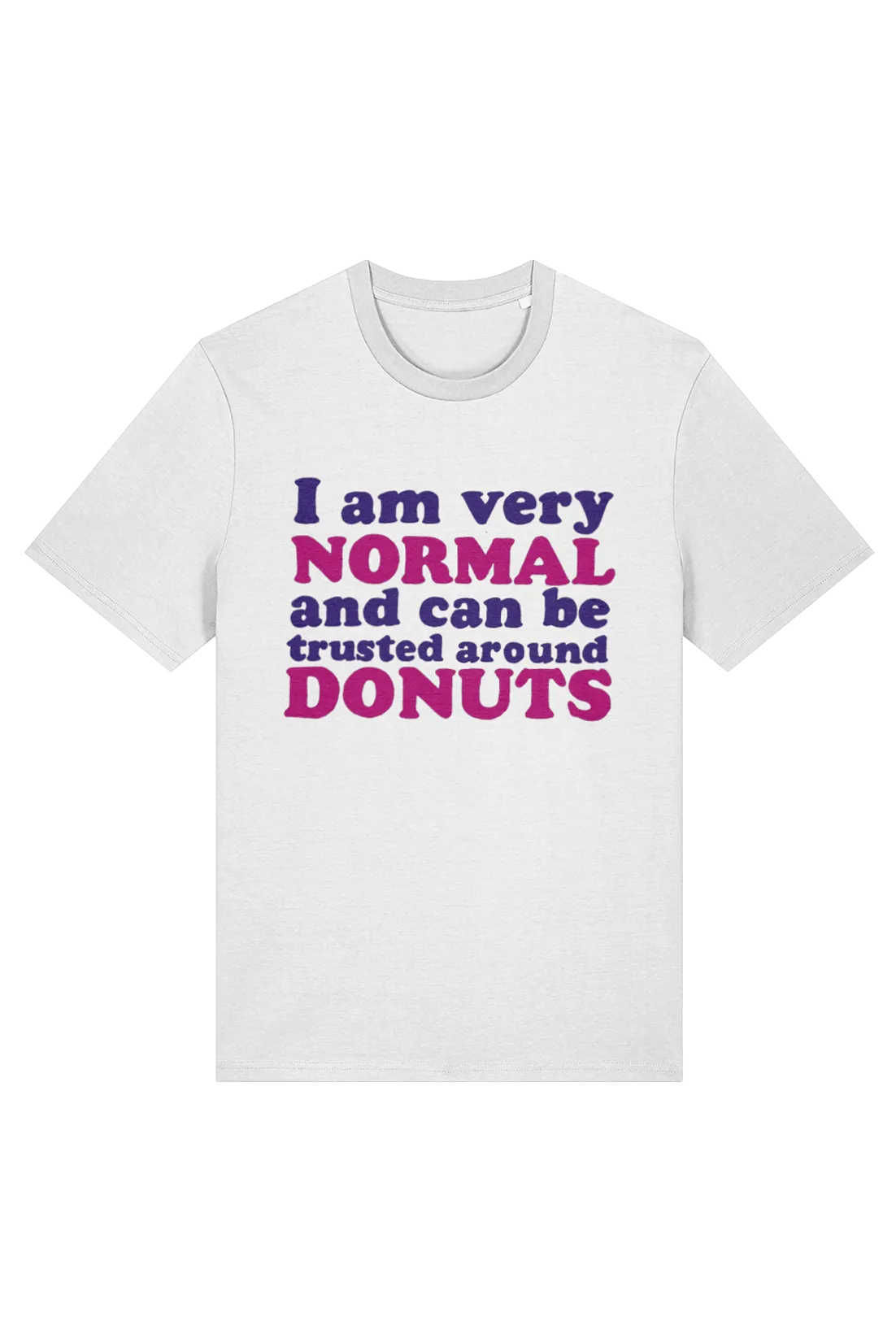 Donut Squad "I am very normal and can be trusted around donuts" adult t-shirt