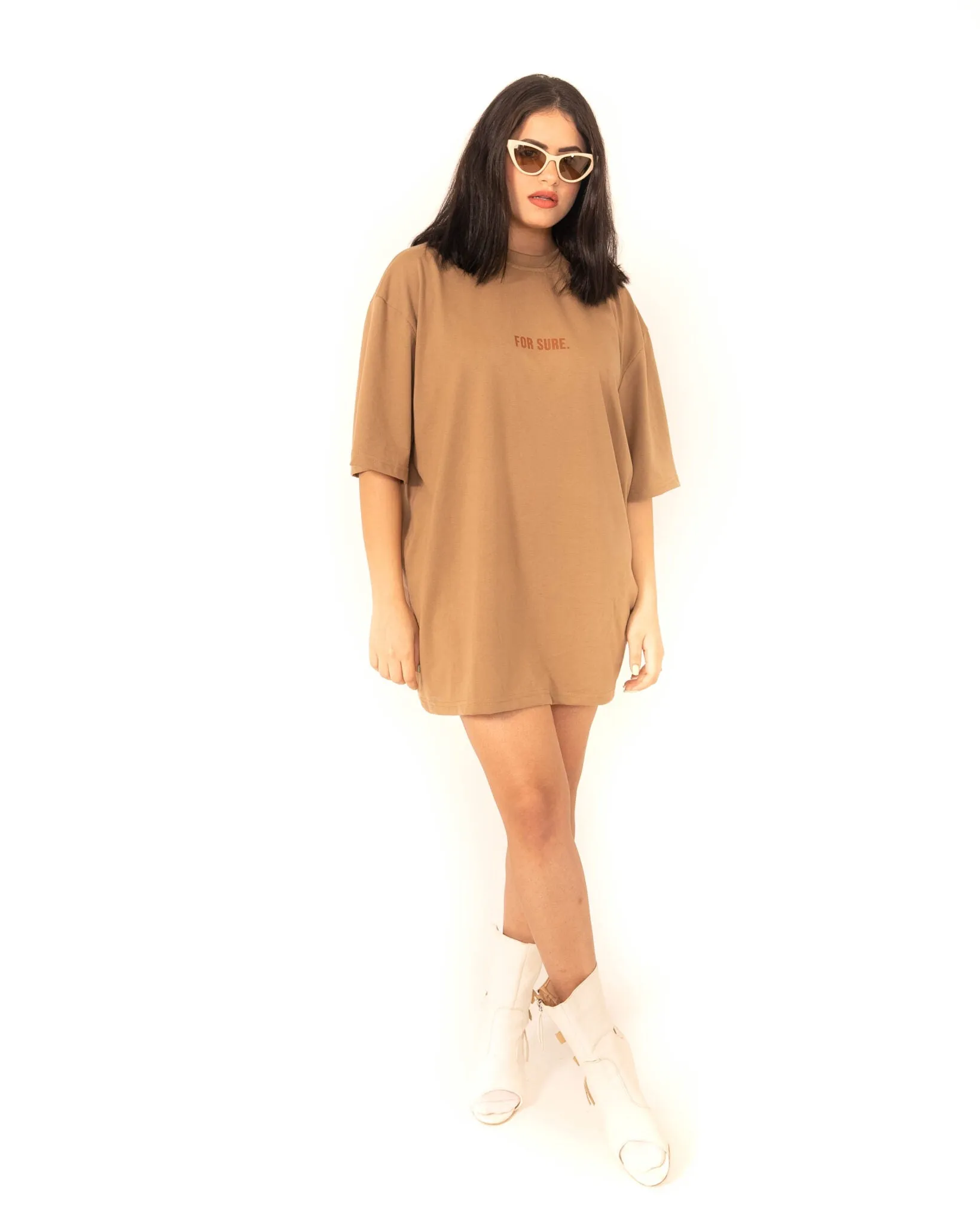 Earth Tone Drop Shoulder T-Shirt