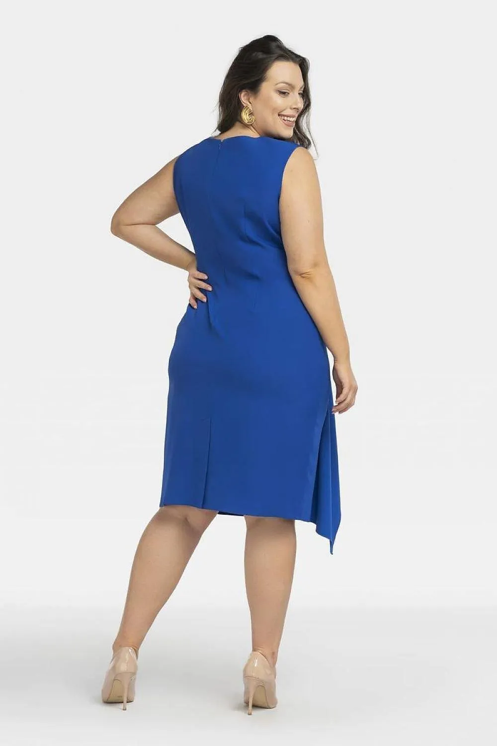 Elegant Mila Plus Size Midi Dress