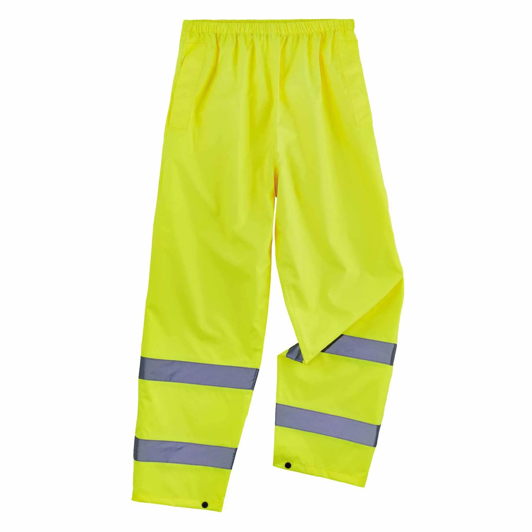 Ergodyne 25348 8916 4XL Lime Class E Lightweight Hi-Vis Rain Pants