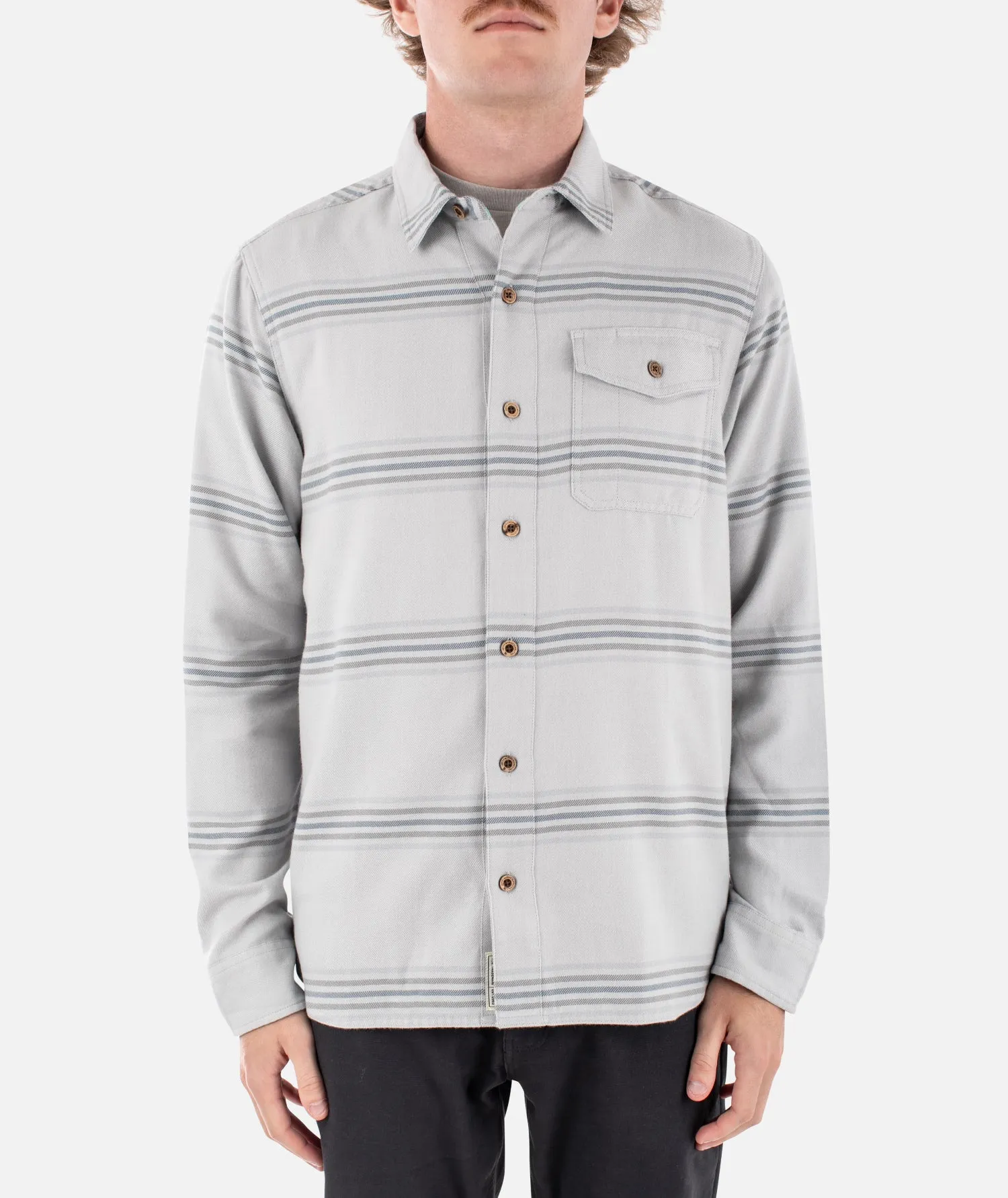 Essex Oyster Twill Shirt - Fog