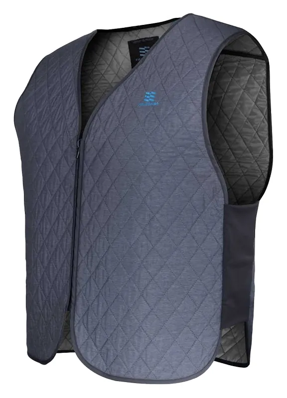 Fieldsheer Hydrologic, Mobile Cooling Series MCUV05240421 Vest, L, Polyester, Gray, V-Neck, Zipper :EA: QUANTITY: 1