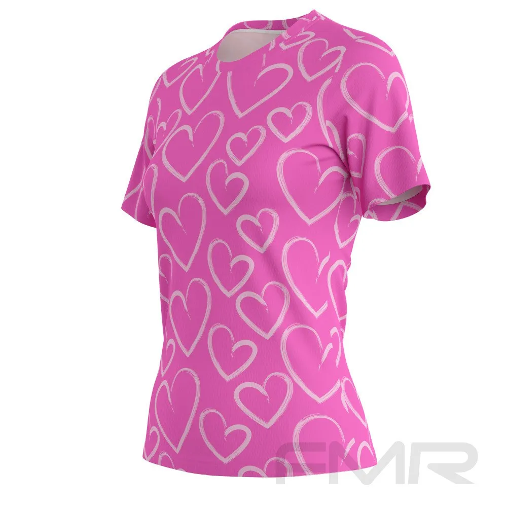 FMR Doll Print Women's Performance Short Sleeve Shirt