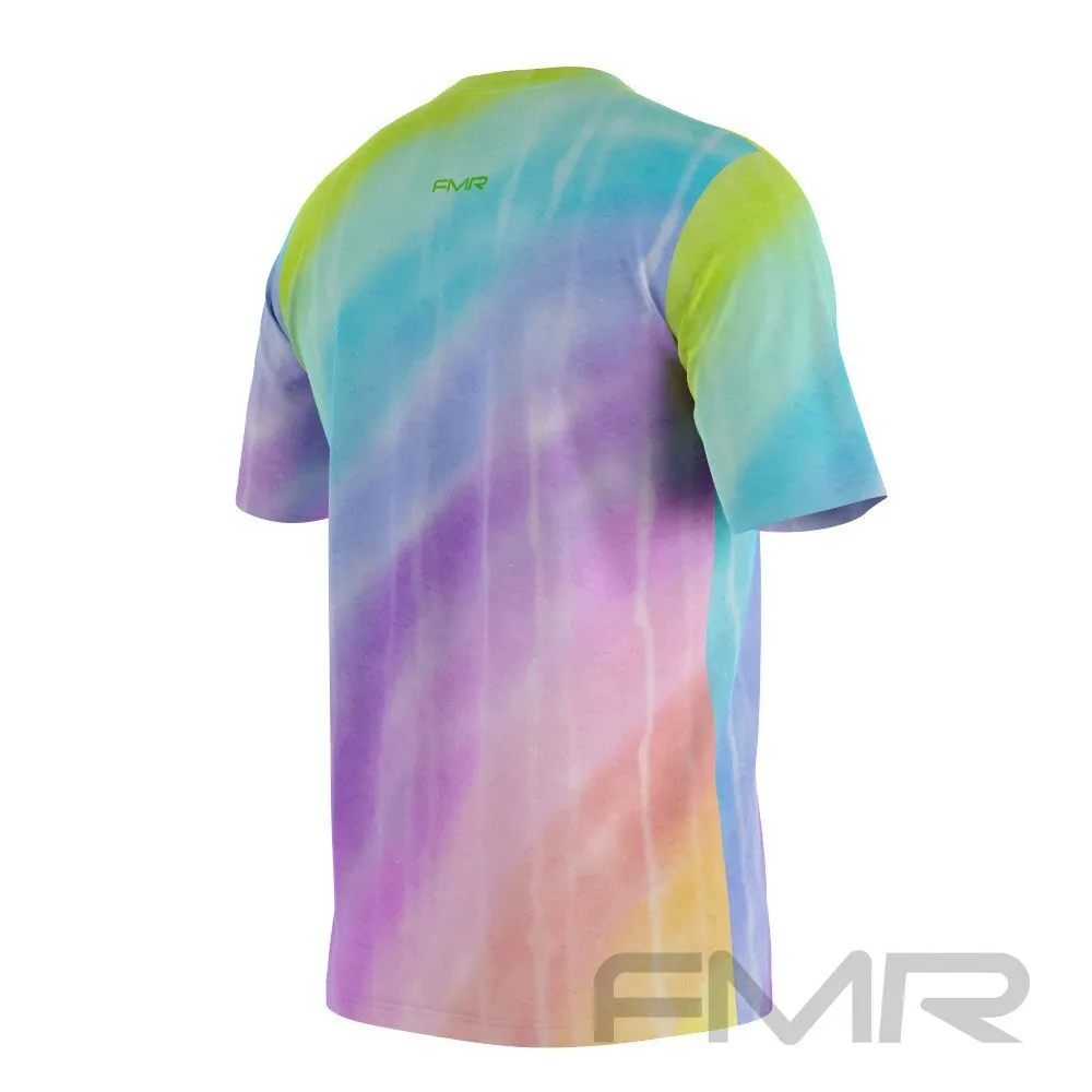 FMR Men's Rainbow Short Sleeve Running Shirt