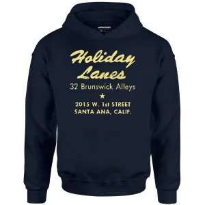 Holiday Lanes - Santa Ana, CA - Vintage Bowling Alley - Unisex Hoodie