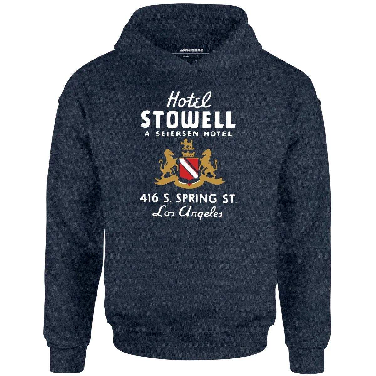 Hotel Stowell - Los Angeles, CA - Vintage Hotel - Unisex Hoodie