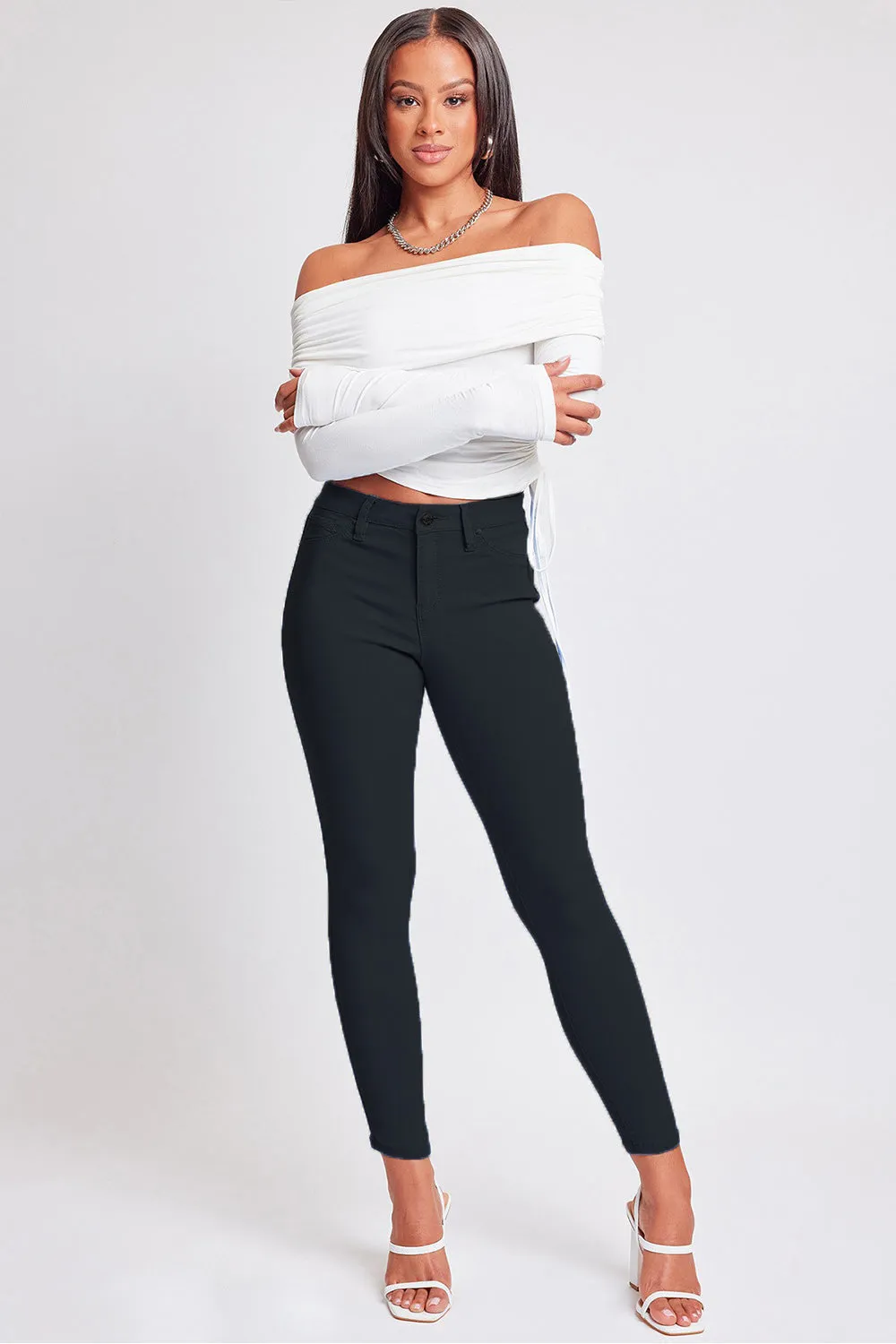 Hyperstretch Mid-Rise Skinny   A Whimsy Favorite