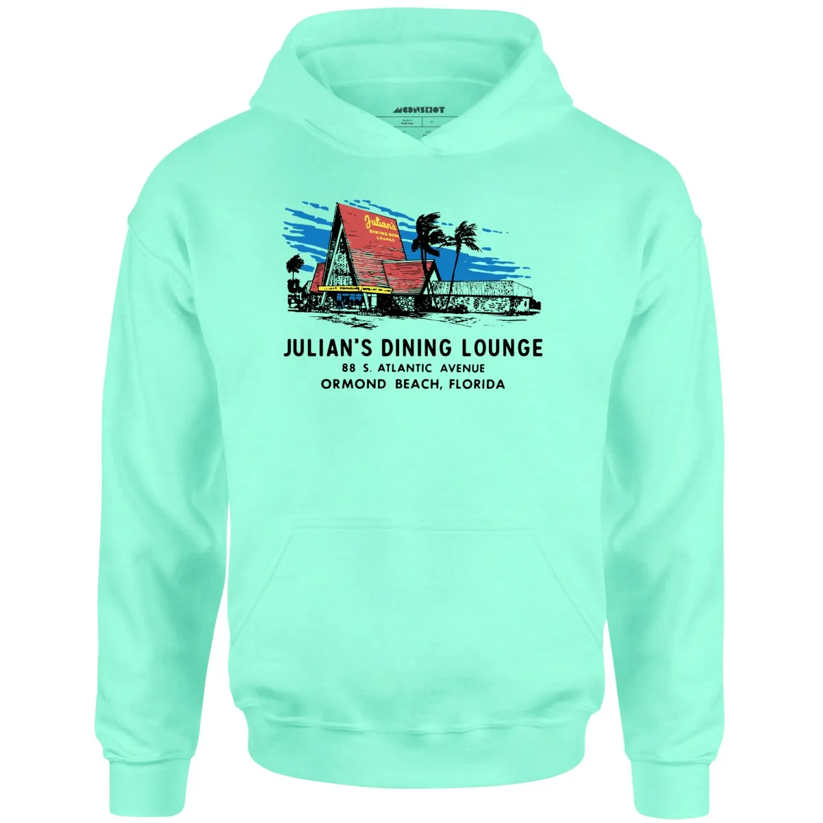 Julian's Dining Lounge - Ormond Beach, FL - Vintage Restaurant - Unisex Hoodie