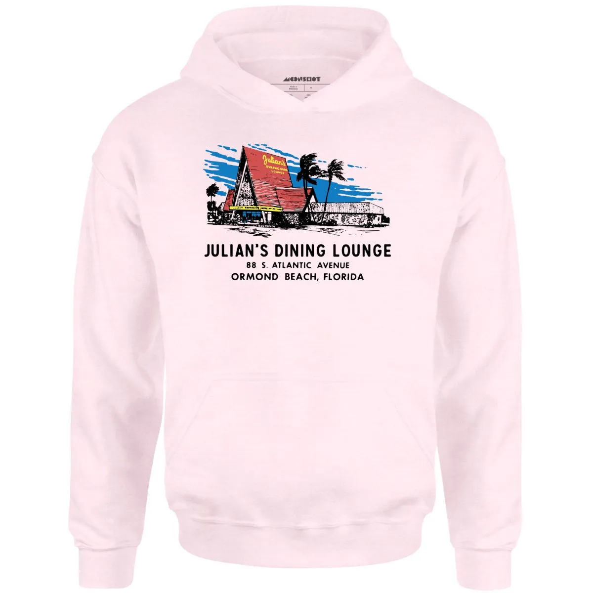 Julian's Dining Lounge - Ormond Beach, FL - Vintage Restaurant - Unisex Hoodie