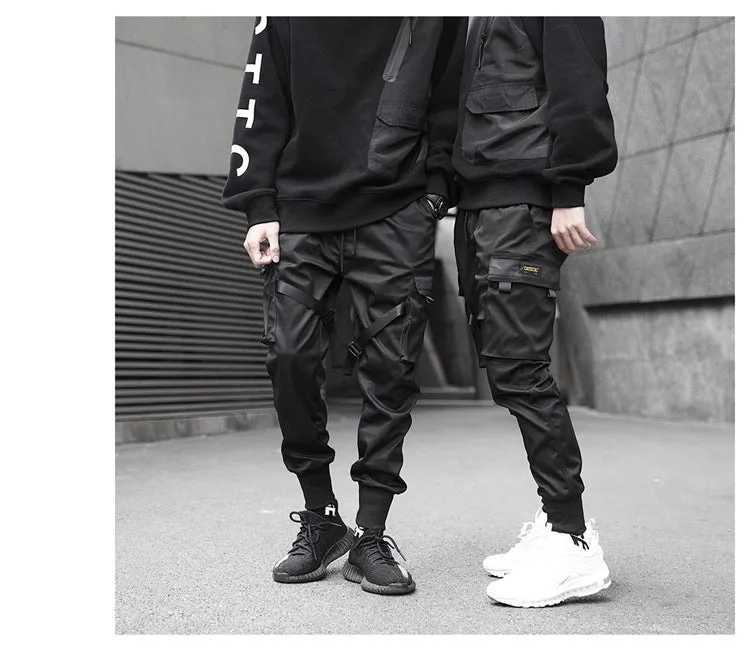 Multi Pocket Strap Joggers M00010