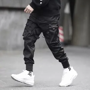 Multi Pocket Strap Joggers M00010