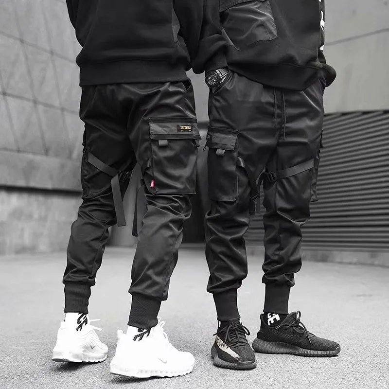 Multi Pocket Strap Joggers M00010