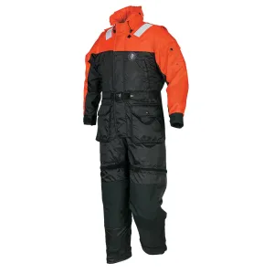 Mustang Deluxe Anti-Exposure Coverall  Work Suit - Orange/Black - XS [MS2175-33-XS-206]