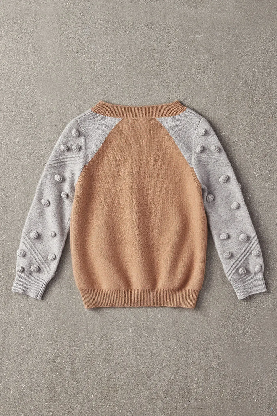 Nellystella Snowdrop Girls Sweater - Camel