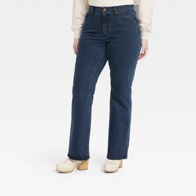 New - Universal Thread Women's Vintage Bootcut Jeans High-Rise Stretchy