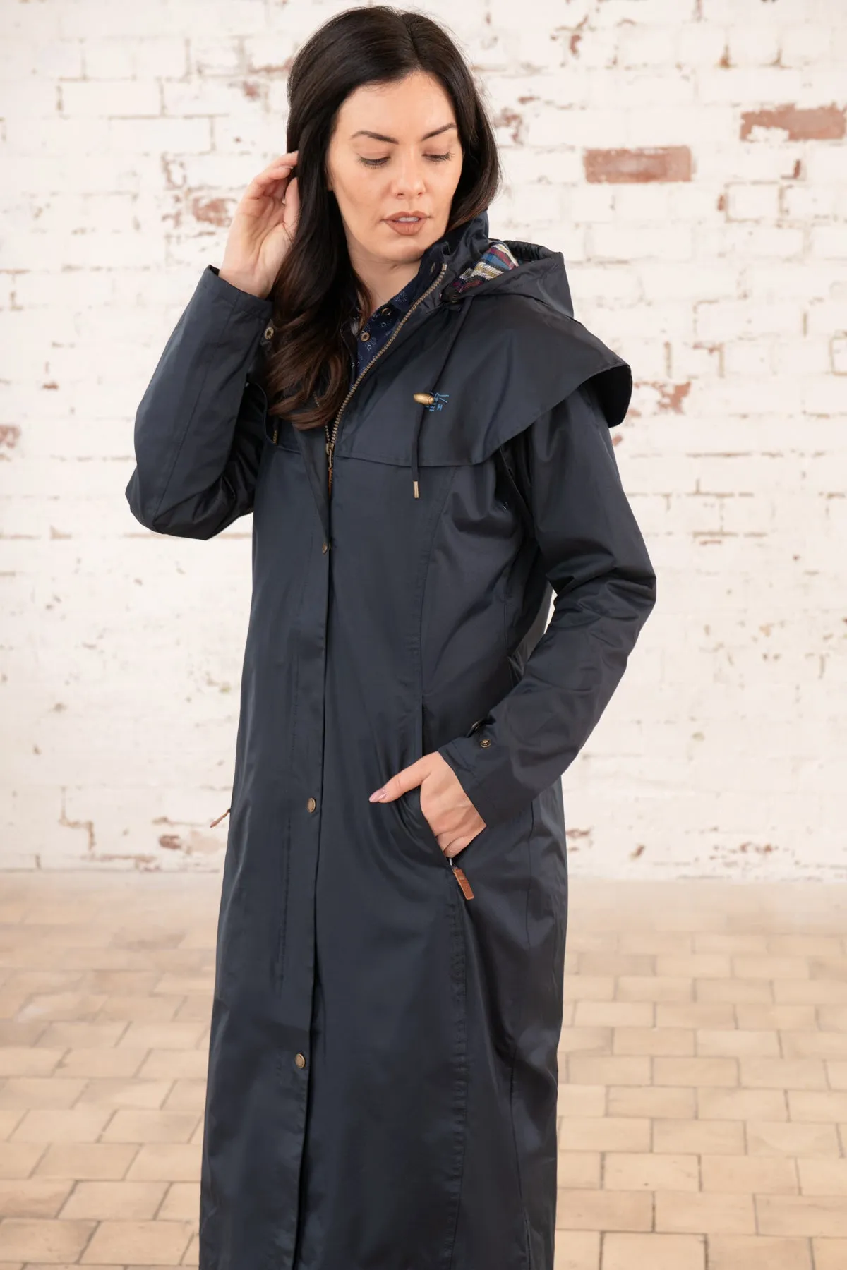 Outback Full Length Waterproof Raincoat - Nightshade