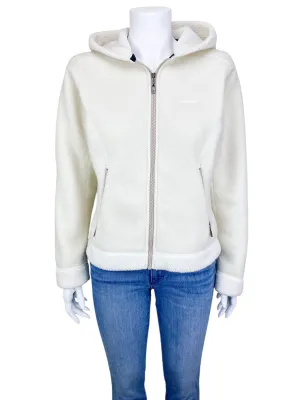 Patagonia Women's Synchilla Arctic Zip Hoodie Jacket Ivory Size S