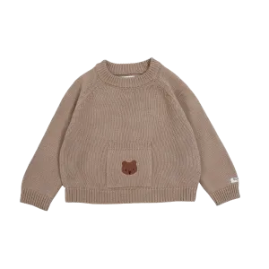 Qoeke Sweater | Bear | Hazelnut