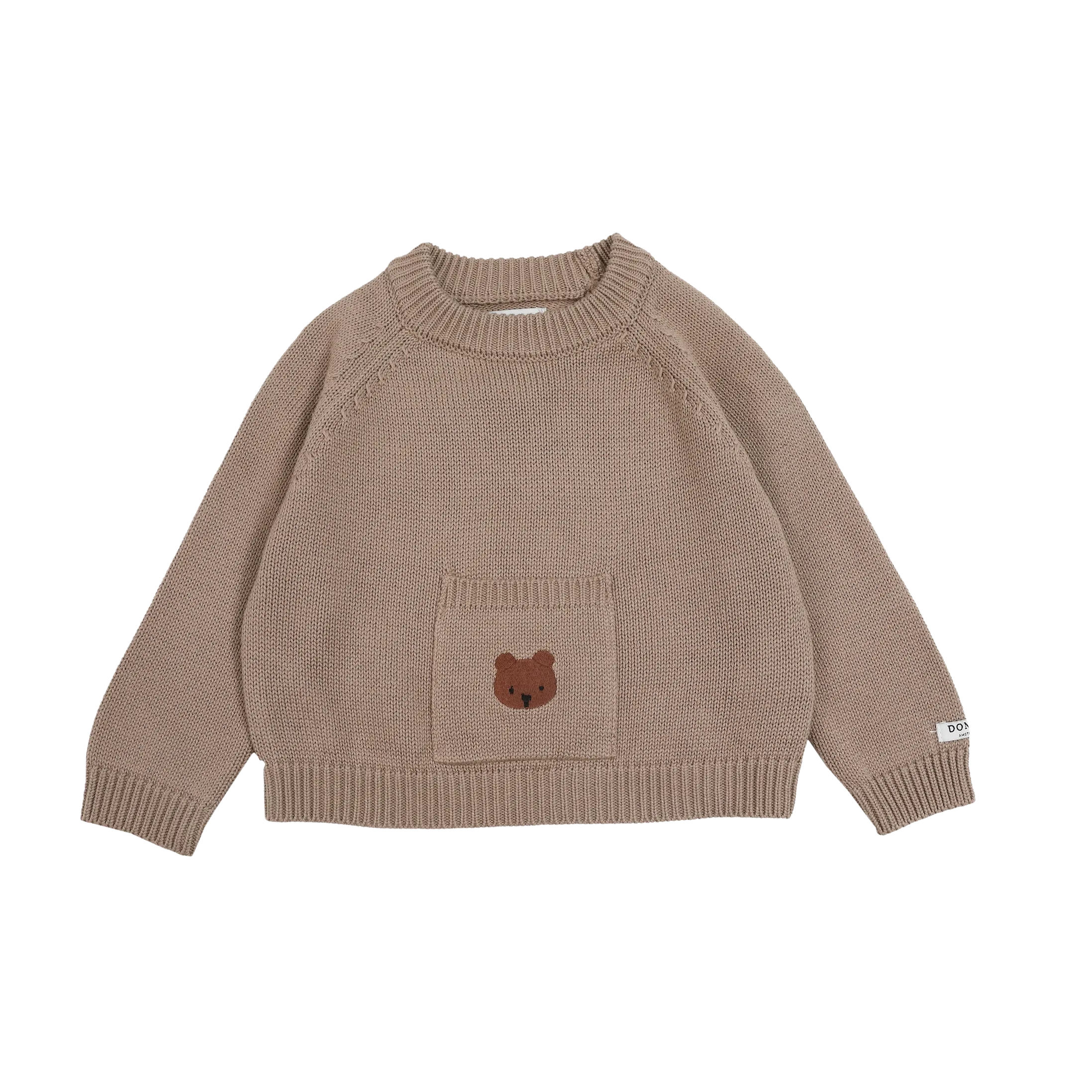 Qoeke Sweater | Bear | Hazelnut