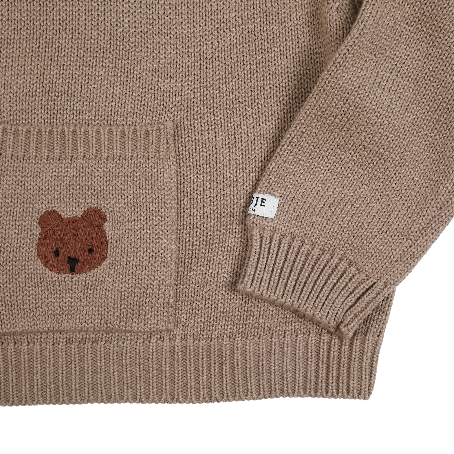 Qoeke Sweater | Bear | Hazelnut