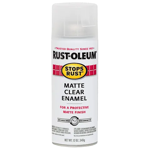 Rust-Oleum® Clear Enamel Matte Clear