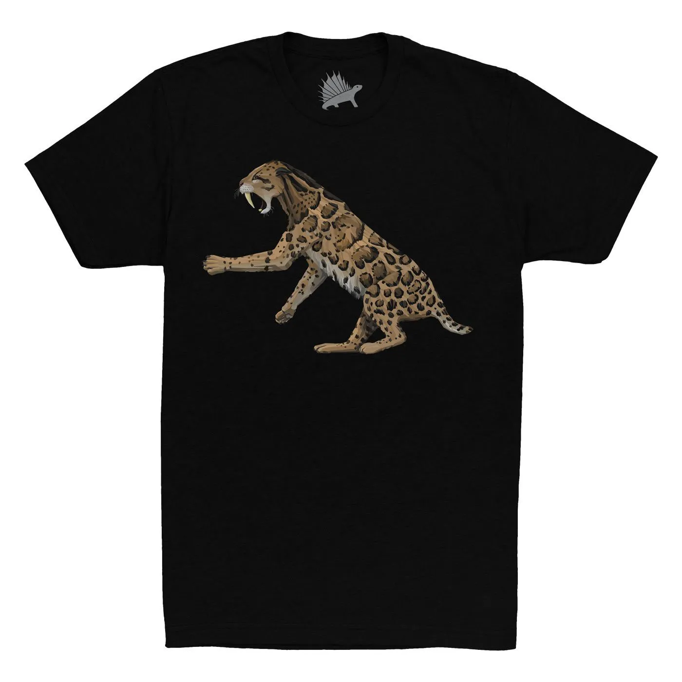 Smilodon Fossil Fusion™ Adult Saber-Toothed Cat T-Shirt