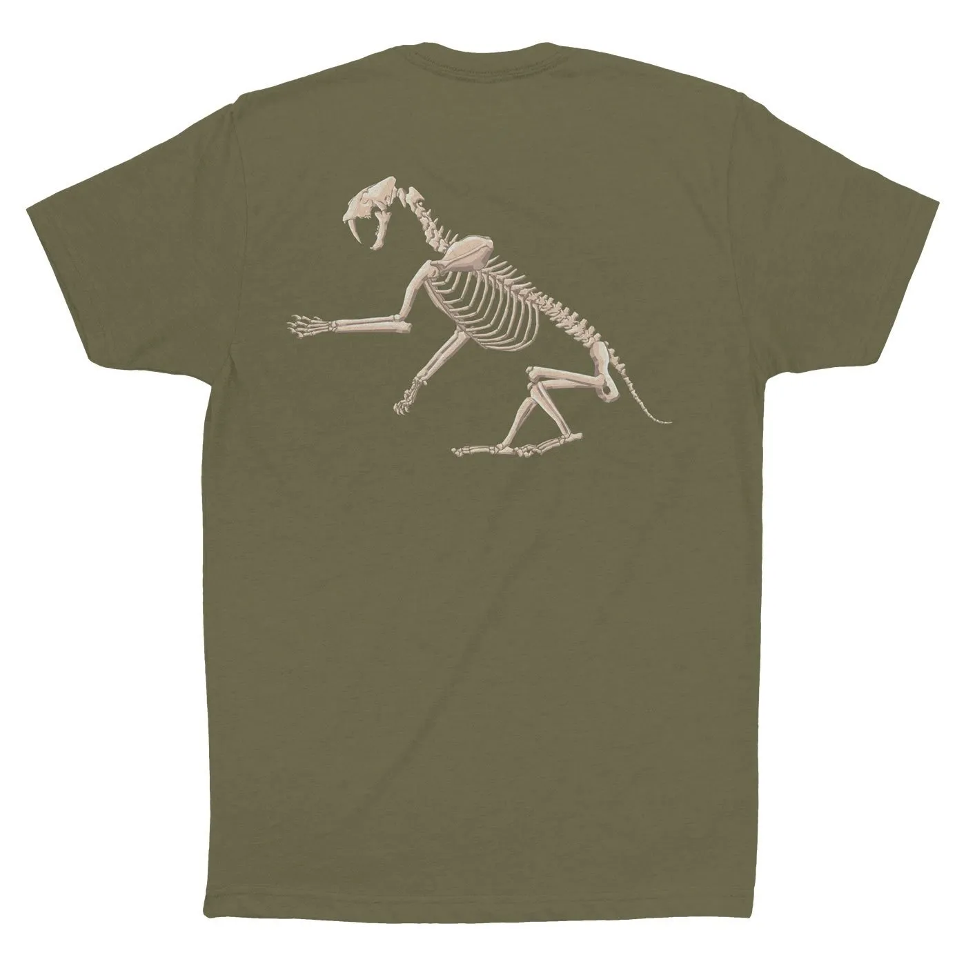 Smilodon Fossil Fusion™ Adult Saber-Toothed Cat T-Shirt