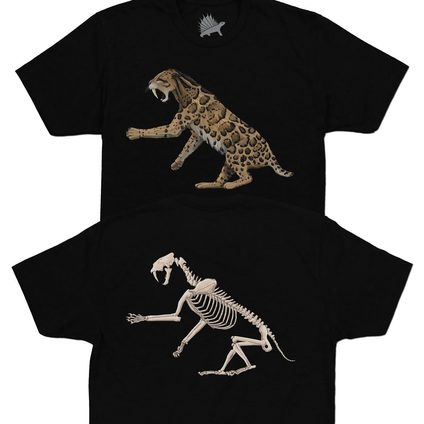 Smilodon Fossil Fusion™ Adult Saber-Toothed Cat T-Shirt