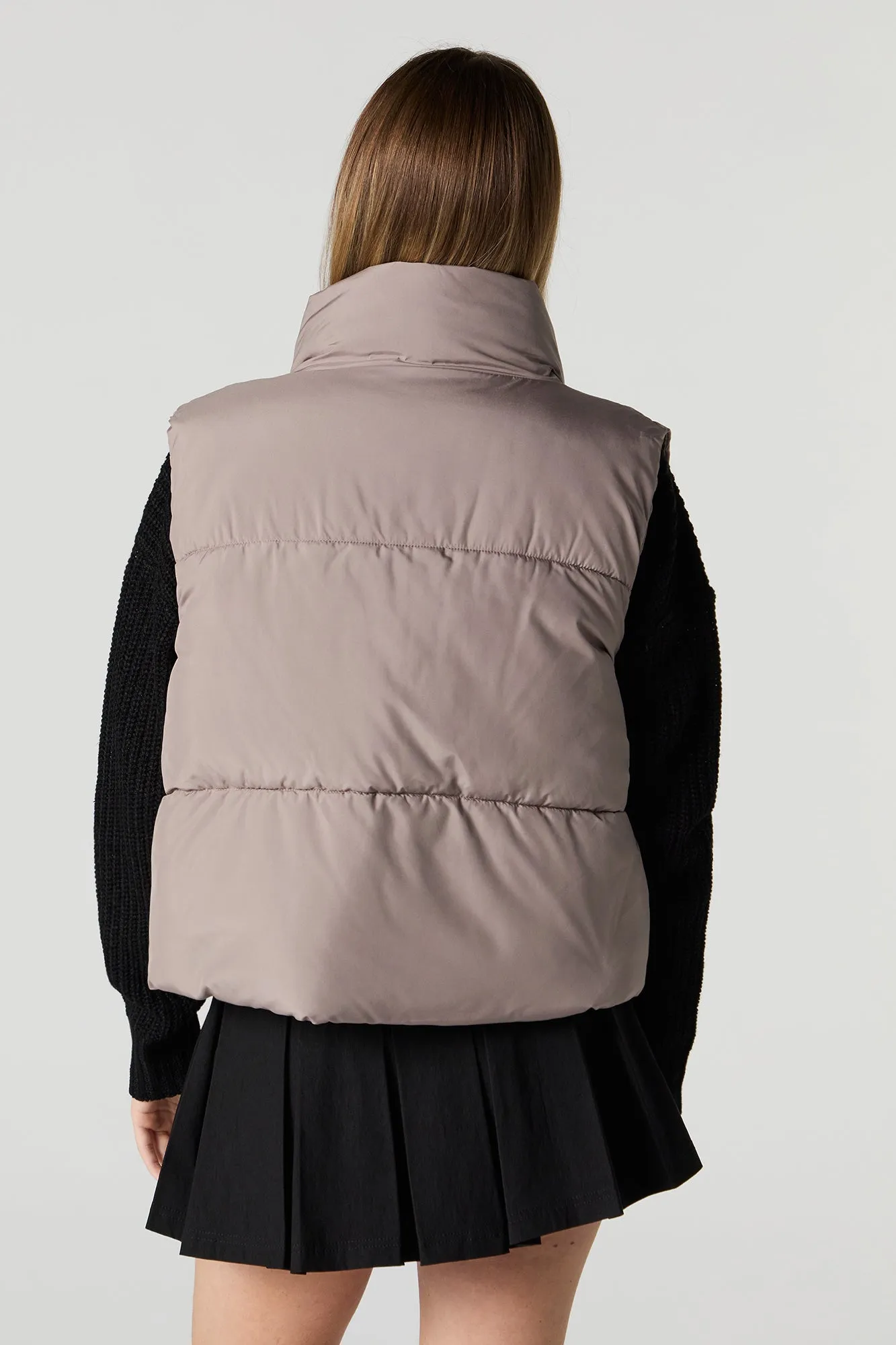 Toggle Hem Puffer Vest