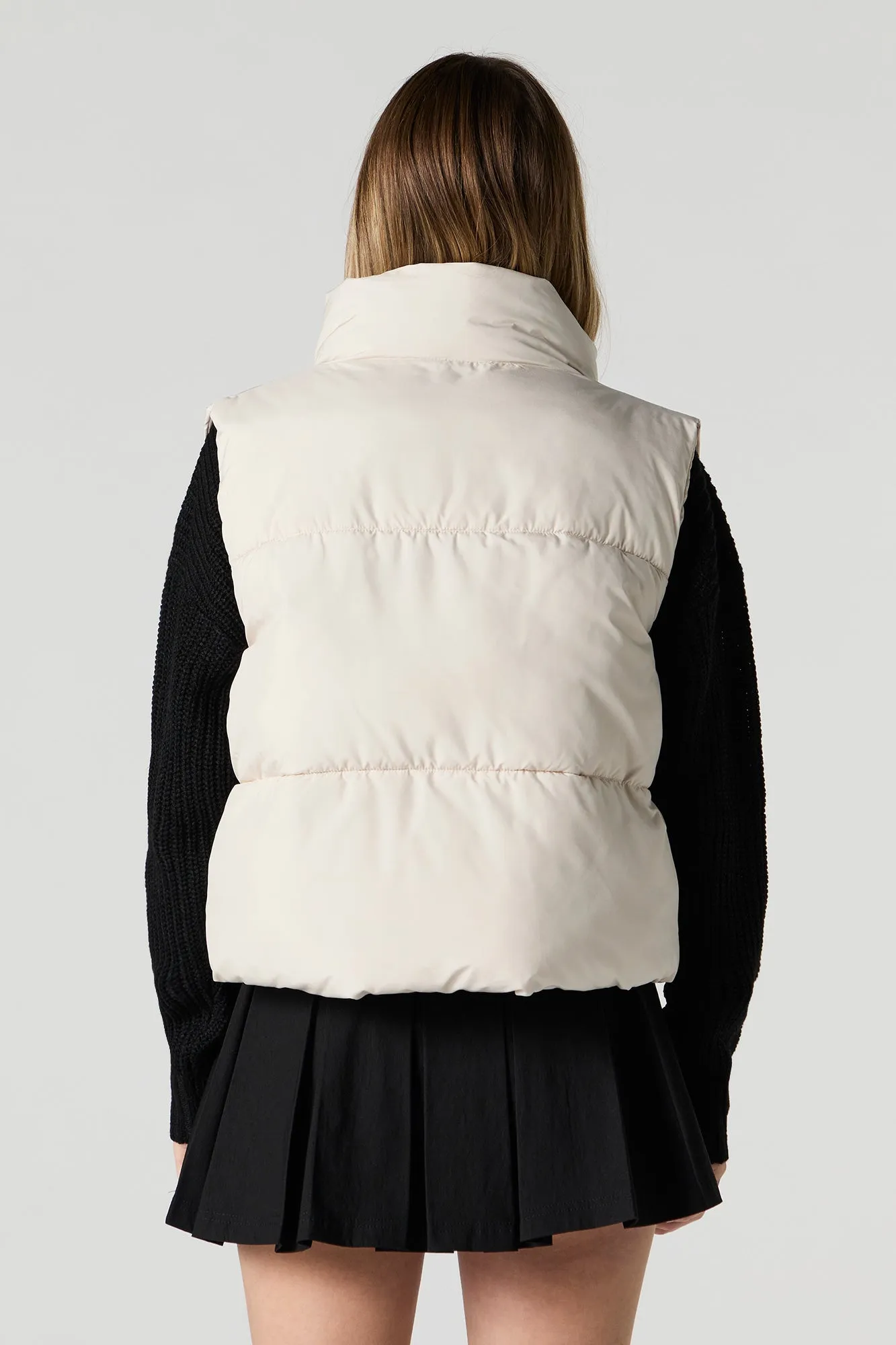 Toggle Hem Puffer Vest