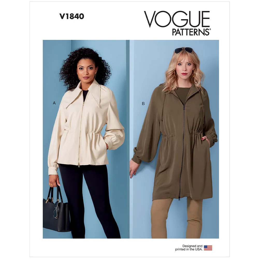 V1840 Misses' Jacket (S- M-L-XL-XXL)