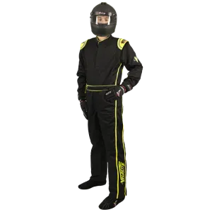 Velocity 5 Race Suit - Black/Fluo Yellow