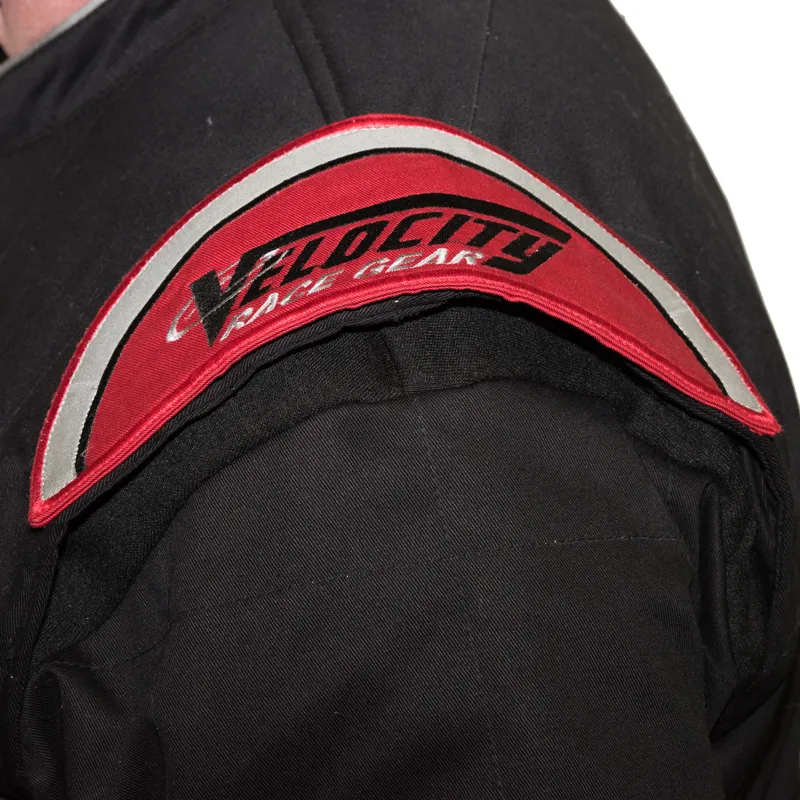 Velocity 5 Race Suit - Black/Red